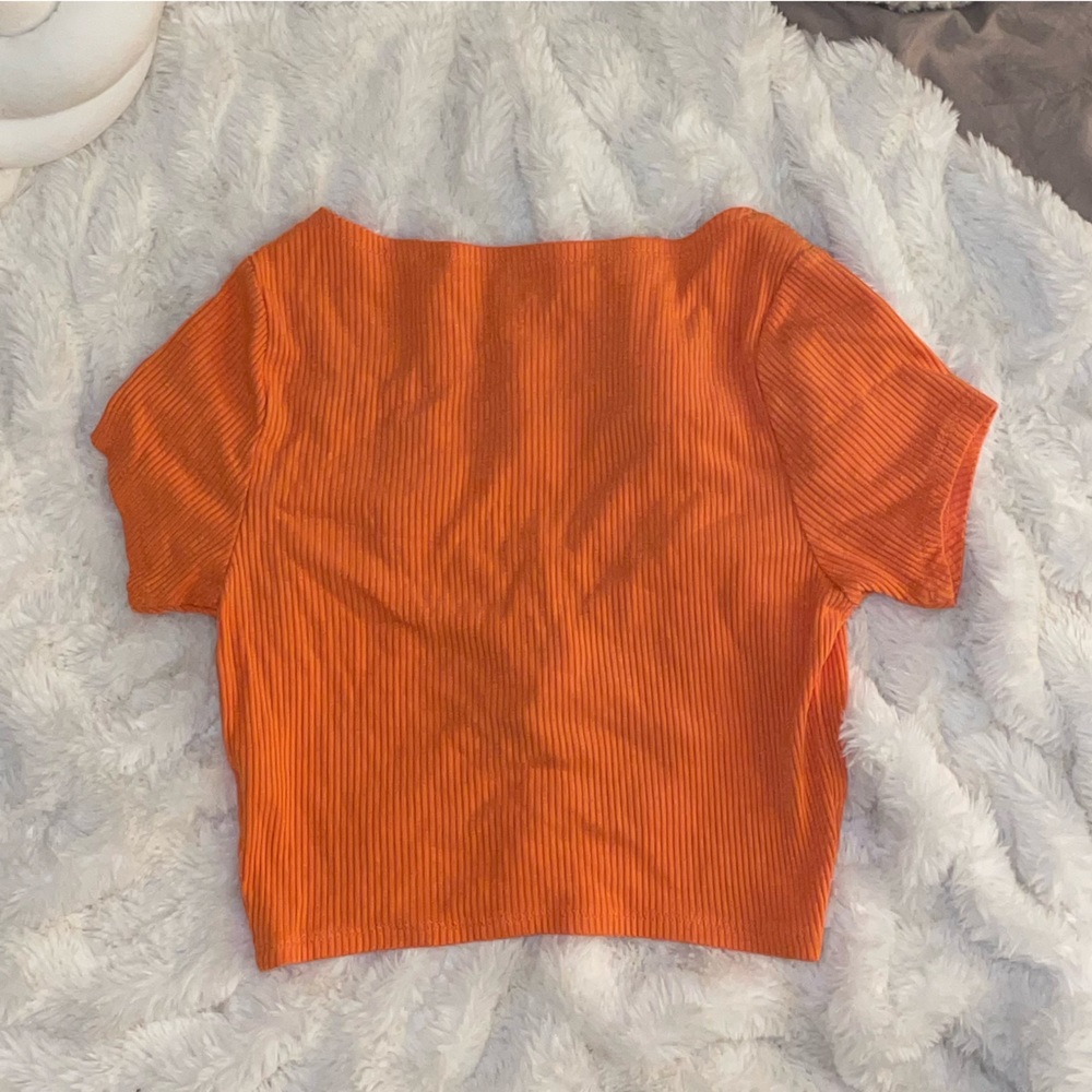 sexy, comfy orange pacsun top! size small!